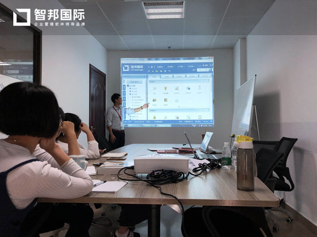 佛山市纳博工业设备有限公司智邦国际机械行业管理系统实施现场