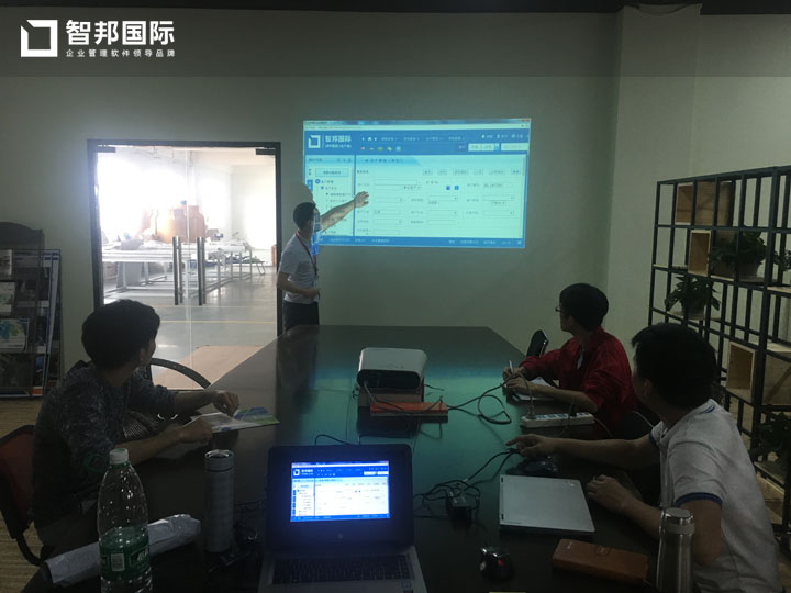 中山市精科印刷设备有限公司智邦国际ERP系统实施现场