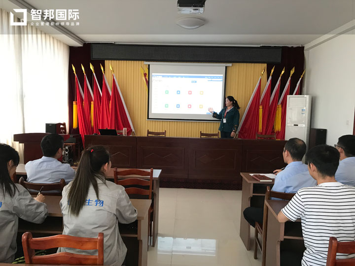 山东七河生物科技股份有限公司智邦国际ERP系统实施现场